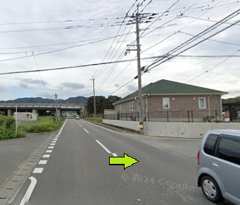高速高架が見える地点